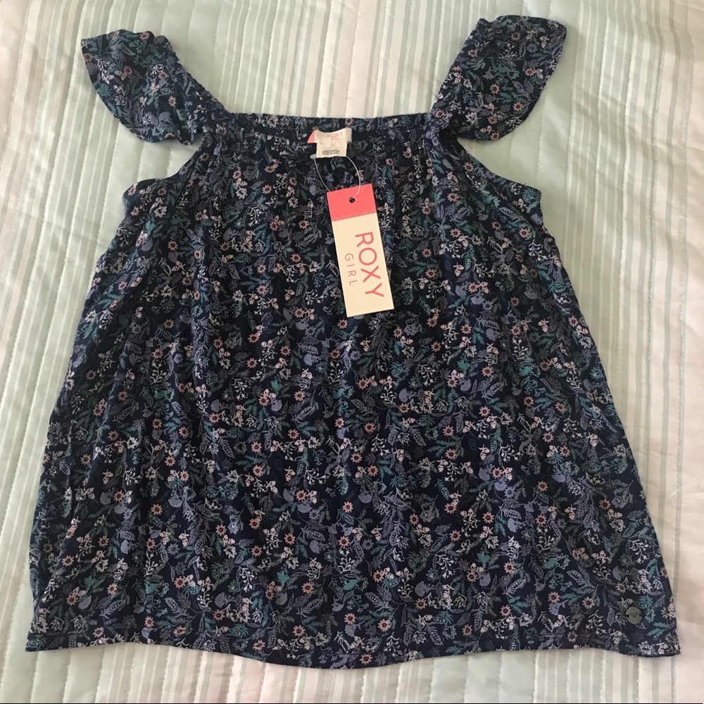 ROXY Girls Sleeveless Blouse NWT Size 12/L
